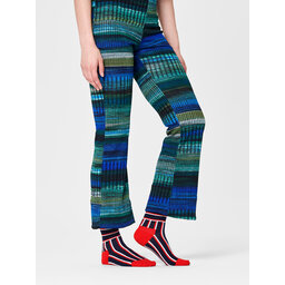 

Високі чоловічі шкарпетки Happy Socks BSS01-6500 Cиній