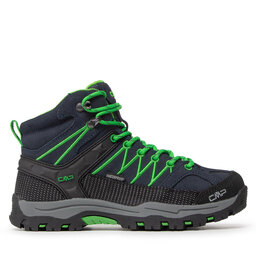 CMP Pārgājienu apavi CMP Kids Rigek Mid Trekking Shoe Wp 3Q12944J B.Blue/Gecko K1AK