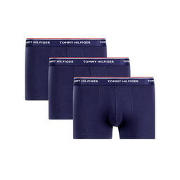 Tommy Hilfiger Tommy Hilfiger Σετ μποξεράκια 3 τμχ 3P Trunk 1U87903842 Σκούρο μπλε