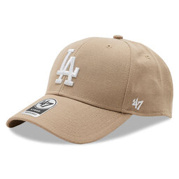 47 Brand Шапка с козирка 47 Brand Los Angeles Dodgers B-MVPSP12WBP-KHB Khaki