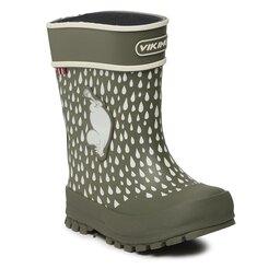 Viking Гумени ботуши Viking Alv Jolly Moomin 1-13500-3701 Olive