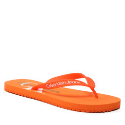 Calvin Klein Jeans Žabky Calvin Klein Jeans Beach Sandal Monogram Tpu YM0YM00838 Firecracker 0JG