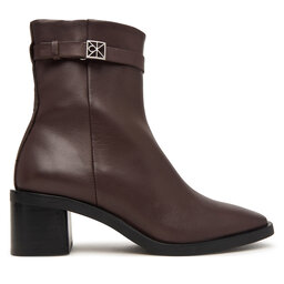 Calvin Klein Stiefeletten Calvin Klein Block Heel Ank Boot Lth Hdw HW0HW03171 Braun