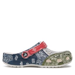 

Шльопанці Crocs Classic Bandana Clog 206871 Multi/Rayures, Білий