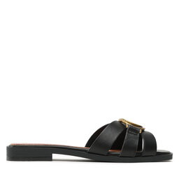 

Шльопанці Guess Symo Made In Italy FL6SYM LEA19 BLACK, Чорний
