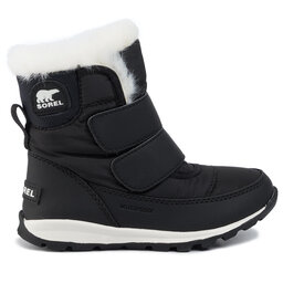 

Снігоходи Sorel Childrens Whitney Strap NC2940 Black/Sea Salt 010, Чорний