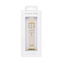 Michael Kors Wymienny pasek do zegarka Apple Watch Michael Kors MKS8060E Beżowy