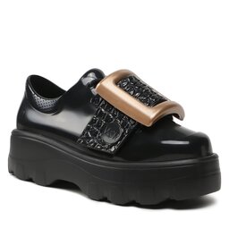 Melissa Pantofi Melissa Kick Off Buckle Up V&R Ad 33598 Black/Black/Gold AD162