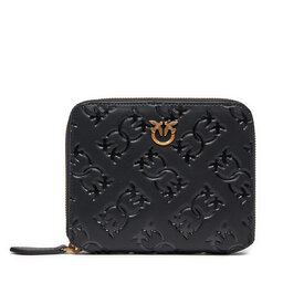 PINKO Μικρό Πορτοφόλι Γυναικείο Pinko Taylor Zip Around AI 24-25 PCPL 100249 A1YB Μαύρο