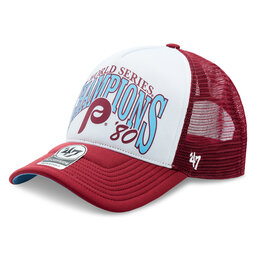 47 Brand Șapcă 47 Brand MLB Philadelphia Phillies Foam Champ '47 Offside DT BCWS-FOAMC19KPP-CA80 Cardinal