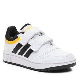 adidas Chaussures adidas Hoops Lifestyle IF5316 White/Black/Yellow