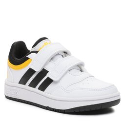 adidas Обувки adidas Hoops Lifestyle IF5316 White/Black/Yellow