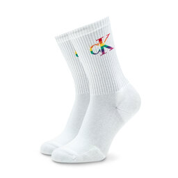 Calvin Klein Jeans Hohe Damensocken Calvin Klein Jeans 701222163 White 001