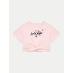Pepe Jeans Pepe Jeans T-Shirt Quindara PG503076 Rosa Regular Fit