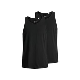 Jack&Jones Jack&Jones 2er-Set Tank-Tops Basic 12133910 Schwarz Regular Fit