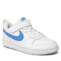 Nike Buty Nike Court Borough Low 2 (Psv) BQ5451 123 White/Photo Blue/Pure Platinium