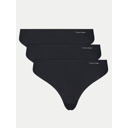 Calvin Klein Underwear Calvin Klein Underwear Σετ 3 τεμάχια στρίνγκ 000QD3558E Μαύρο