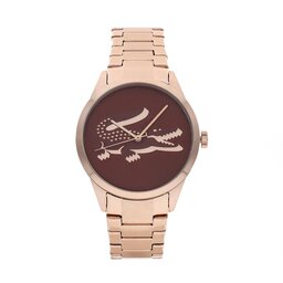 Lacoste Zegarek Lacoste Ladycroc 2001191 Różowe złoto