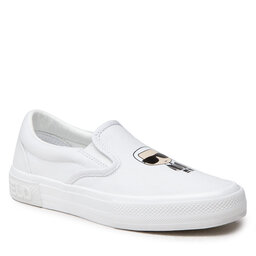 KARL LAGERFELD Teniși KARL LAGERFELD KL60300 White Canvas