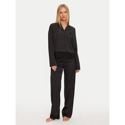 Guess Guess Pižama O4BX02 WEFC2 Črna Regular Fit