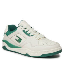 Tommy Jeans Sneakers Tommy Jeans Tjm Leather Outsole Color EM0EM01350 Ivory/Green YBI