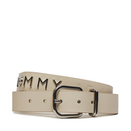 Tommy Jeans Ζώνη Γυναικεία Tommy Jeans Tjw Bold Leather 3.0 AW0AW16255 Εκρού