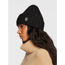 

Шапкa Tommy Hilfiger Th Timeless Beanie AW0AW13827 BDS, Чорний