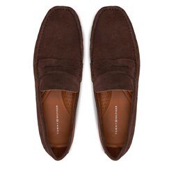 

Мокасини Tommy Hilfiger Casual Hilfiger Suede Driver FM0FM04998 Cocoa GT6, Коричневий