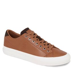 Tommy Hilfiger Zapatillas Tommy Hilfiger Th Hi Vulc Street Low Lth Prem FM0FM04818 Natural Cognac GTU