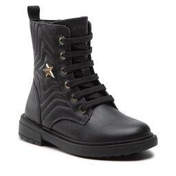 Geox Schnürstiefeletten Geox J Eclair G. N J269QN 000BC C9999 M Black