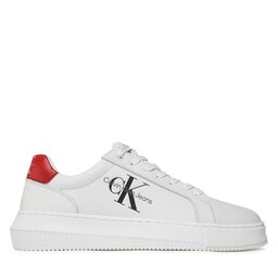 

Снікерcи Calvin Klein Jeans Chunky Cupsole Monologo YM0YM00681 White/Merlot 03A, Білий