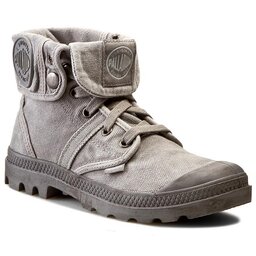 Palladium Hikerkänga Palladium Pallabrouse Baggy 92478-066-M Titanium/Hi Rise