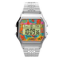 Timex Reloj Timex T80 TW2V25900 Silver/Multi