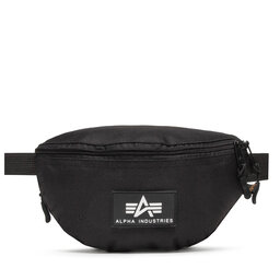 Alpha Industries Riñonera Alpha Industries Rubber Print Waistbag 198912 Black 03