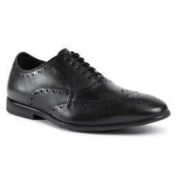 Clarks Lågskor Clarks Bampton Rhodes 261521117 Black Leather