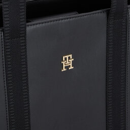 

Сумка Tommy Hilfiger Th Identity Med Tote AW0AW15569 Black BDS, Чорний