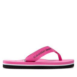 

В'єтнамки Calvin Klein Jeans Logo Print Flip Flop V3A8-80217-0058 M Fuchsia 313, Рожевий