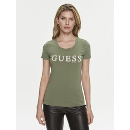Guess Guess Футболка Pony Hair W4RI45 J1314 Зелений Slim Fit