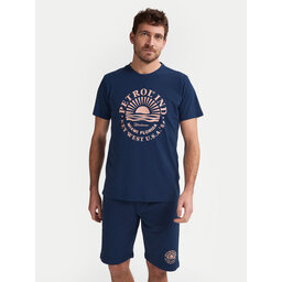 Petrol Industries Petrol Industries Camiseta M-1050-TSR127 Azul marino Regular Fit