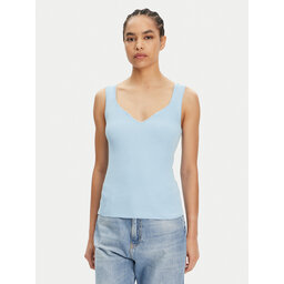 Vero Moda Vero Moda Marškinėliai Willow 10326450 Mėlyna Slim Fit