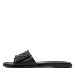 

Шльопанці Calvin Klein Flat Slide Relock Lth HW0HW01939 Black BEH, Чорний