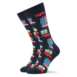 Happy Socks Unisex Magasszárú Zokni Happy Socks HSS01-6500 Sötétkék