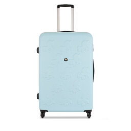 Semi Line Μεγάλη Βαλίτσα Semi Line T5919-3 Γαλάζιο
