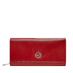 Semi Line Малък дамски портфейл Semi Line P8273-2 Червен