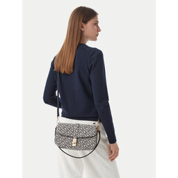 Tommy Hilfiger Handtasche Tommy Hilfiger Th Heritage Conv Crossover Jacqu AW0AW19322 Dunkelblau