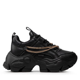 

Снікерcи Buffalo BN16305391 Black/Gold Chain, Чорний