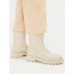 Calvin Klein Jeans Gummistiefel Calvin Klein Jeans Mid Rainboot Rubber YW0YW02004 Écru