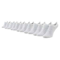 Under Armour Set di 6 paia di calzini corti unisex Under Armour Ua Essential No Show 1370542-100 Bianco