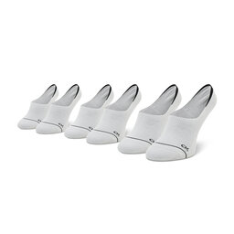Calvin Klein 3 sieviesšu pēdiņu pāru komplekts Calvin Klein 701218764 White 002