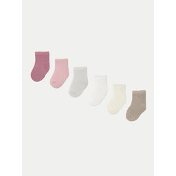 Mayoral Set di 6 paia di calzini lunghi da bambini Mayoral 9860 Rosa